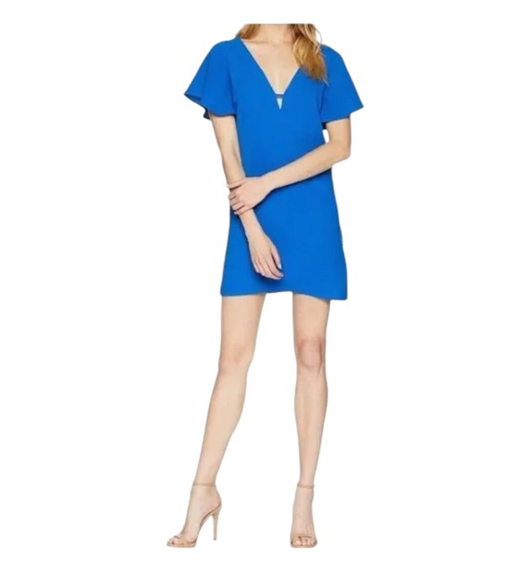 Jack By BB Dakota Rayon Crepe Deep V Shift Dress Medium NWT